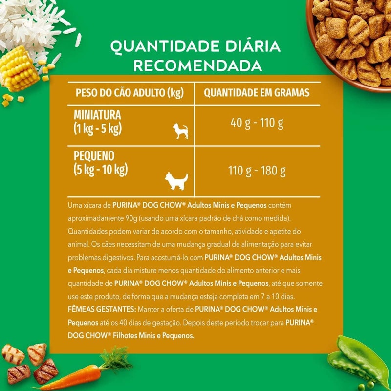Dog Chow Ração para Cães Adultos Minis e Pequenos 3