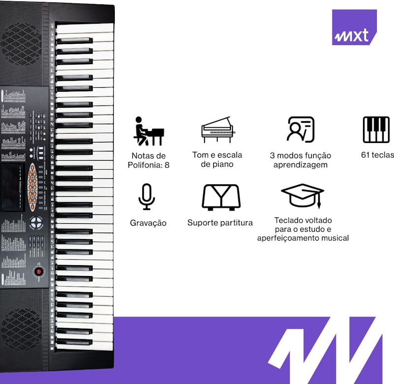 Teclado Musical MXT 4