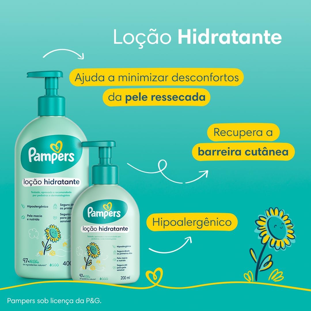 Loção Hidratante Pampers 3