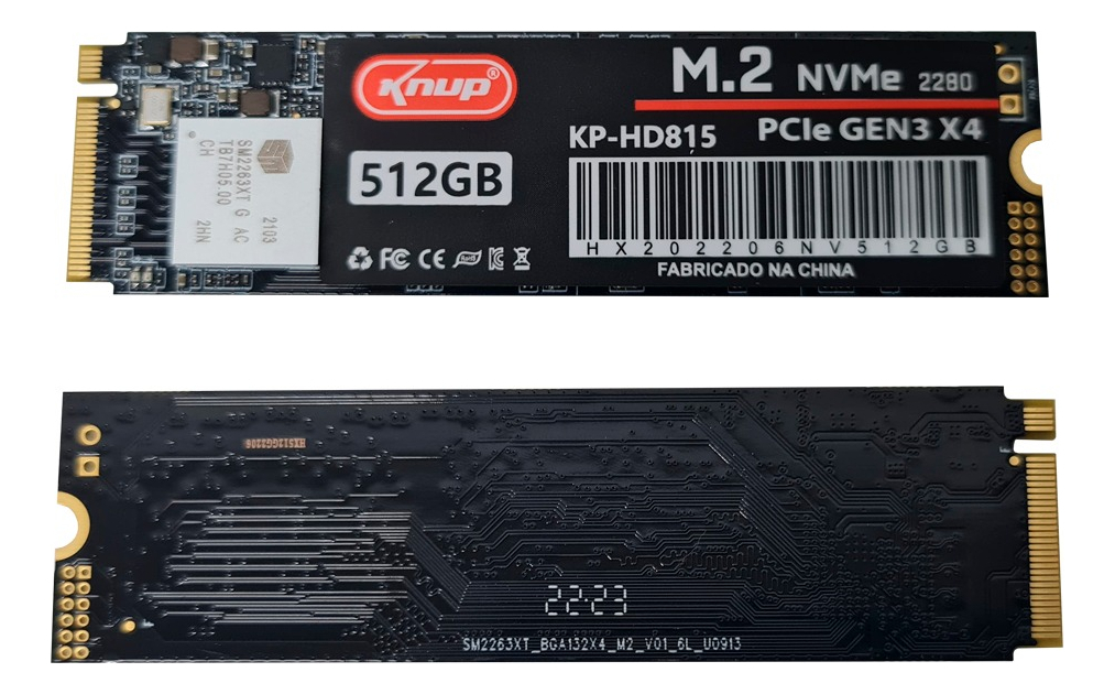 SSD PCLe X4 512 GB HD815 4