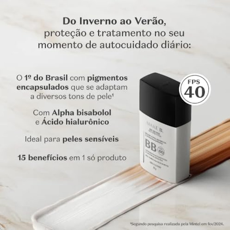BB Cream Multiprotetor FPS40 Make B. Sense 4