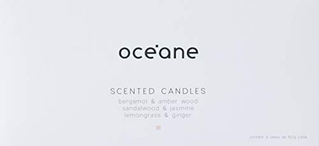 Kit com 3 Velas Scented Candle Set 3