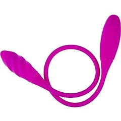 Vibrador Duplo Flexível com 7 Modos de Vibração