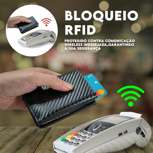 Carteira Masculina Proteção RFID 3