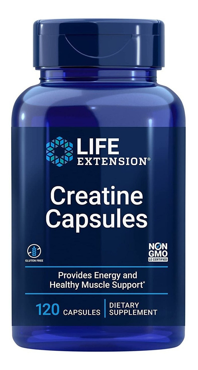Creatina em Cápsulas Life Extension 1