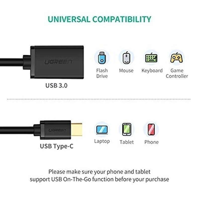 Cabo de Dados Ugreen US154 USB Tipo C 2