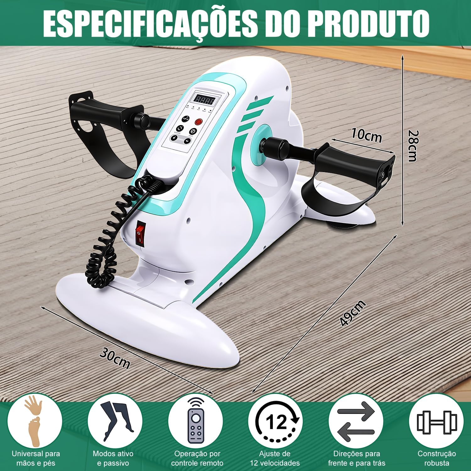Mini Bicicleta Ergométrica Thuay 2