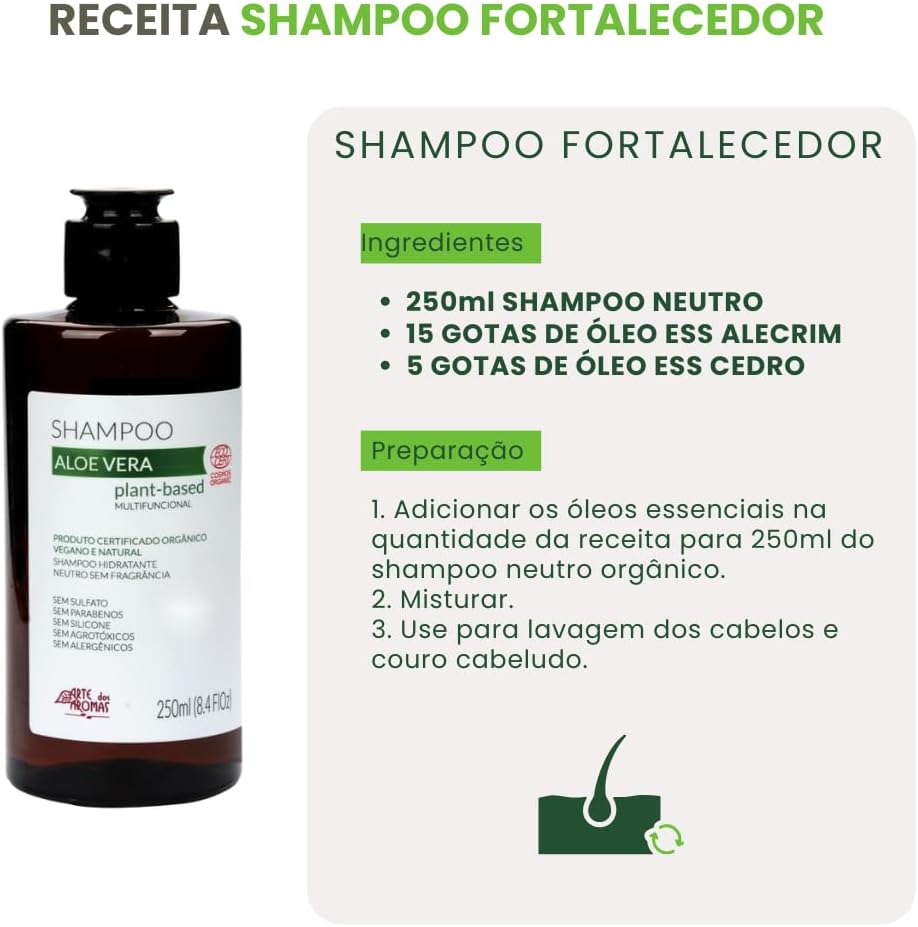 Shampoo Aloe Vera Orgânico Neutro 4