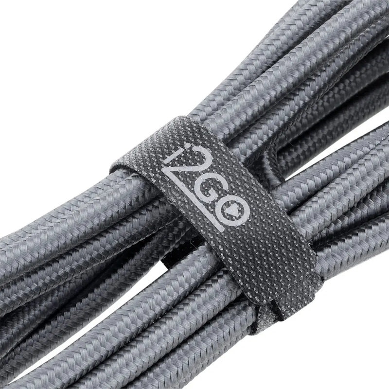 Cabo iPhone/Lightning + USB-C i2GO Certificado MFi 2 m 3 A Nylon Trançado Chumbo i2GO PRO 3