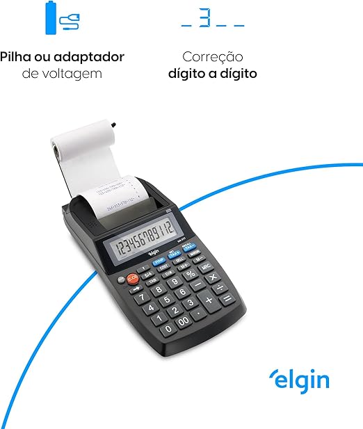 Calculadora com Impressão Monocromática 5