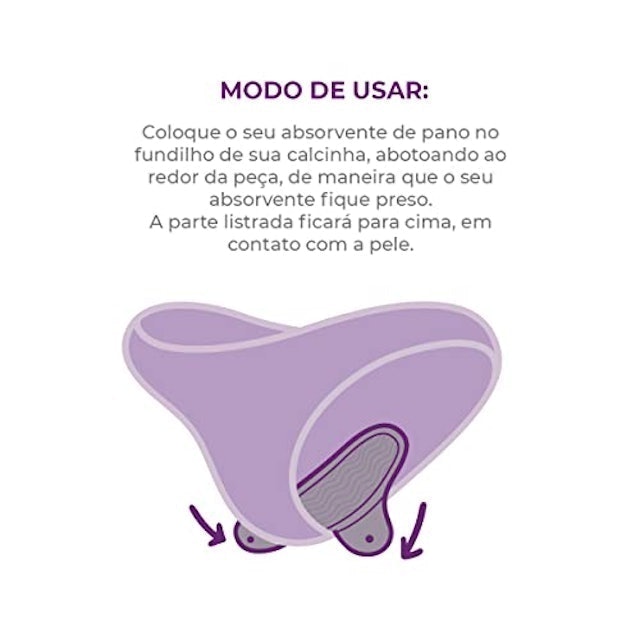 Absorvente Sustentável de Pano 3
