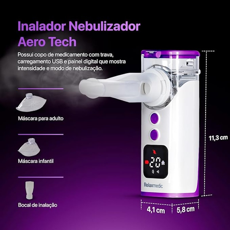 Inalador Nebulizador Aero Tech 2