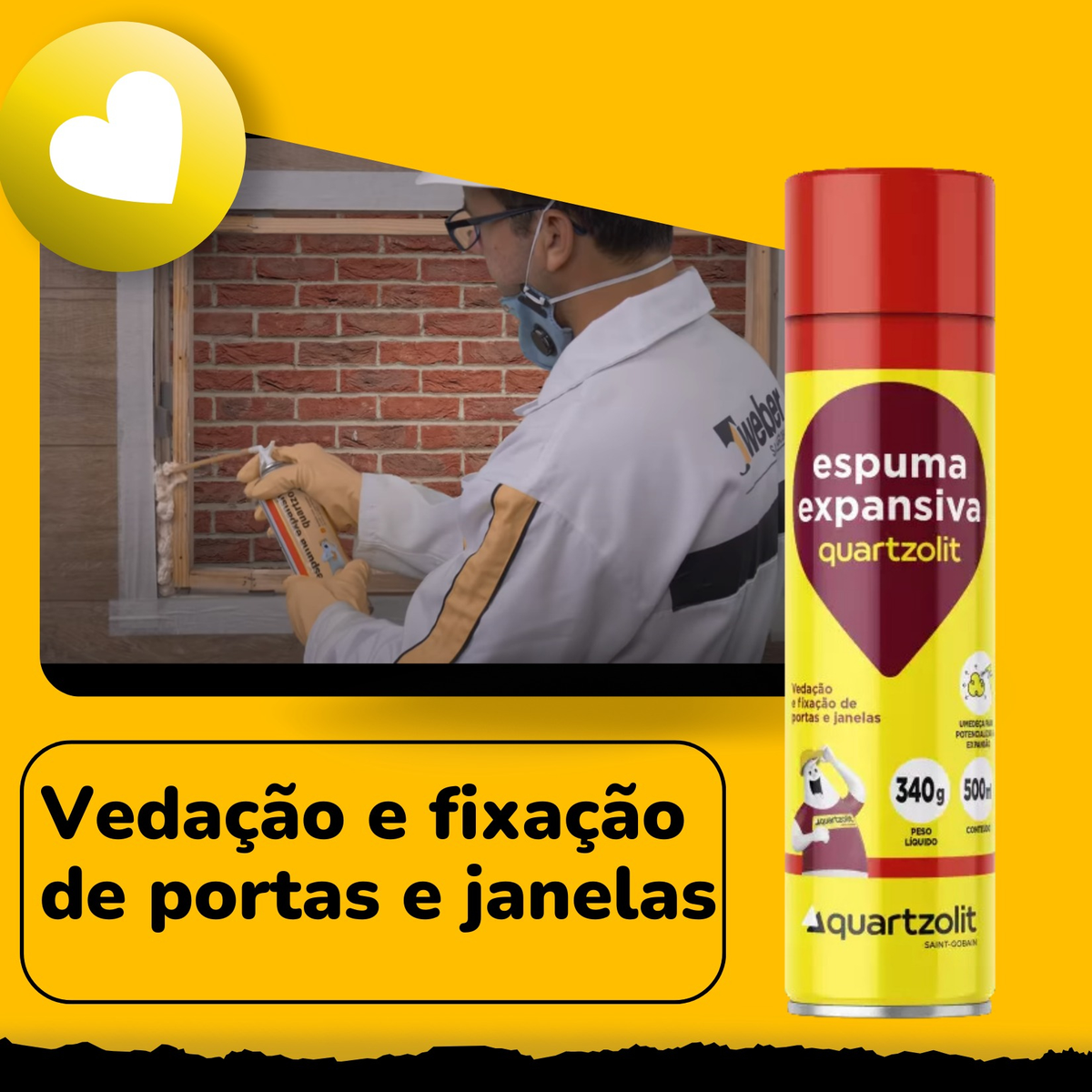 Espuma Expansiva Quartzolit 3