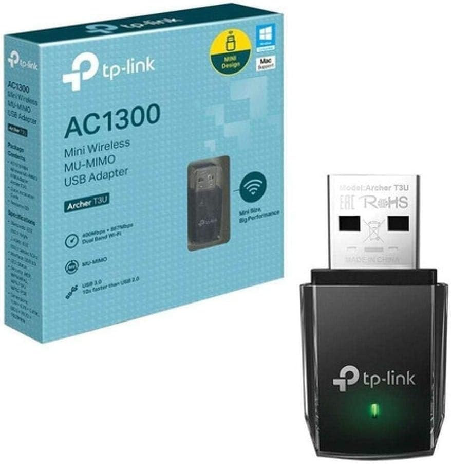 Adaptador USB Mini Wireless Mu-Mimo AC1300 3