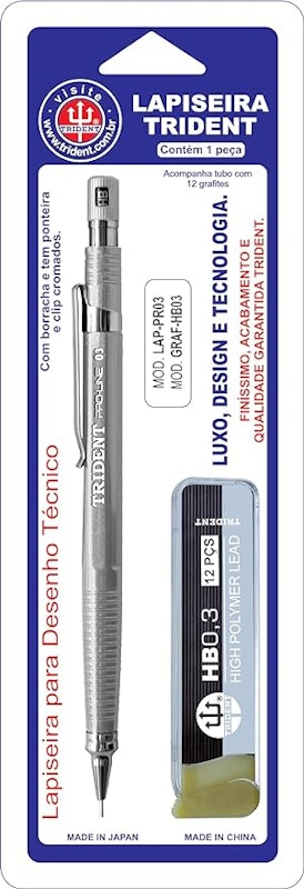 Lapiseira Pro-Line 0.3 mm + Tubo de Grafite HB 5