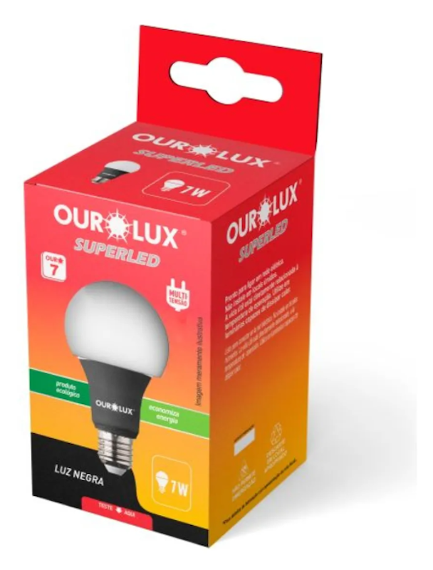 Lâmpada Luz Negra LED 7W Bivolt 2