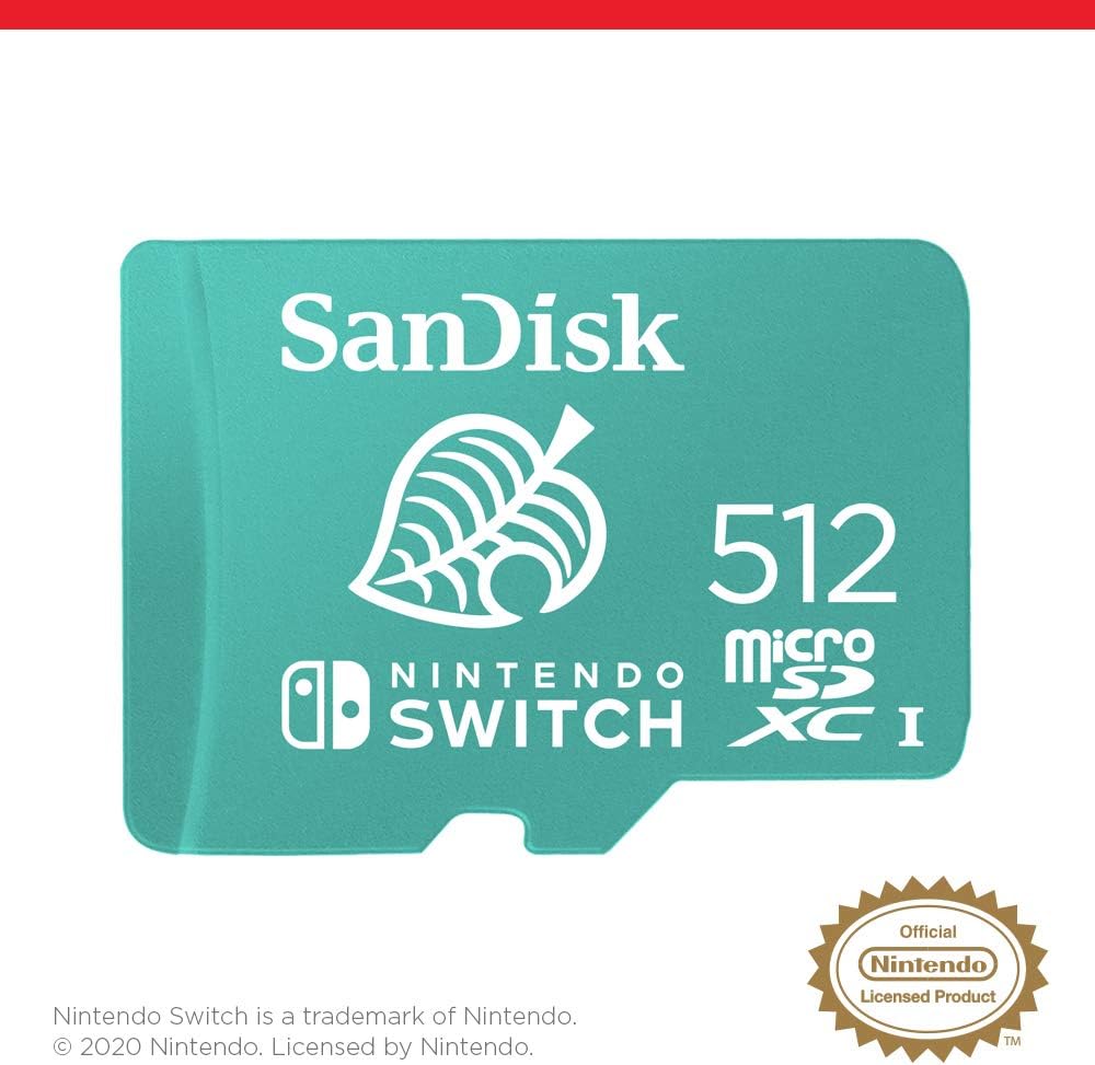 Cartão de Memória Licenciado pela Nintendo para Nintendo Switch 512 GB SanDisk 4