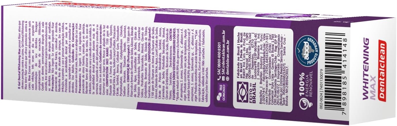 Gel Dental Whitening Max 4