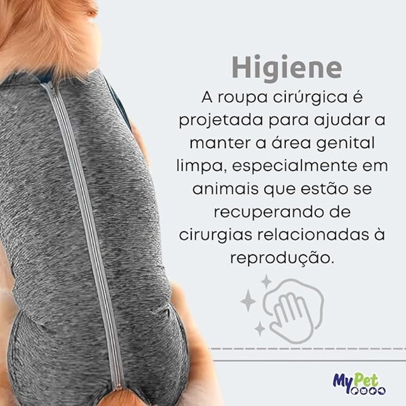 Roupa Pet Cirúrgica Pós-Cirurgia e Pós-Operatório 4