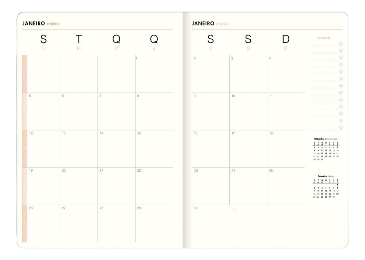 Planner Grampeado Kraftwork 2026 4