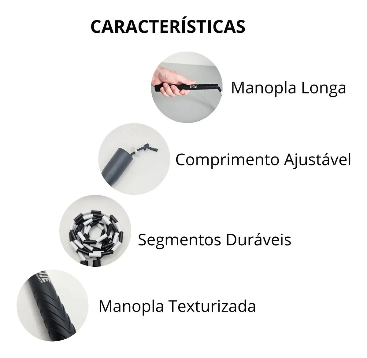 Corda de Pular Segmentada Profissional Freestyle  3
