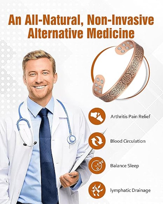 Pulseira Magnética de Cobre para Homens 4