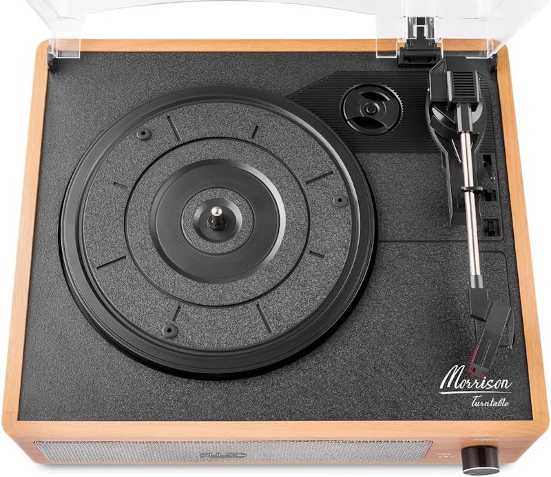 Vitrola Retro Toca-Disco Bluetooth USB Pulse Morrison SP613 5