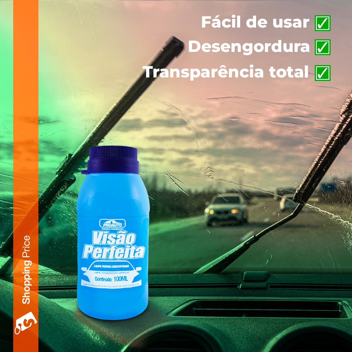 Limpa-Vidros Concentrado Proauto 2