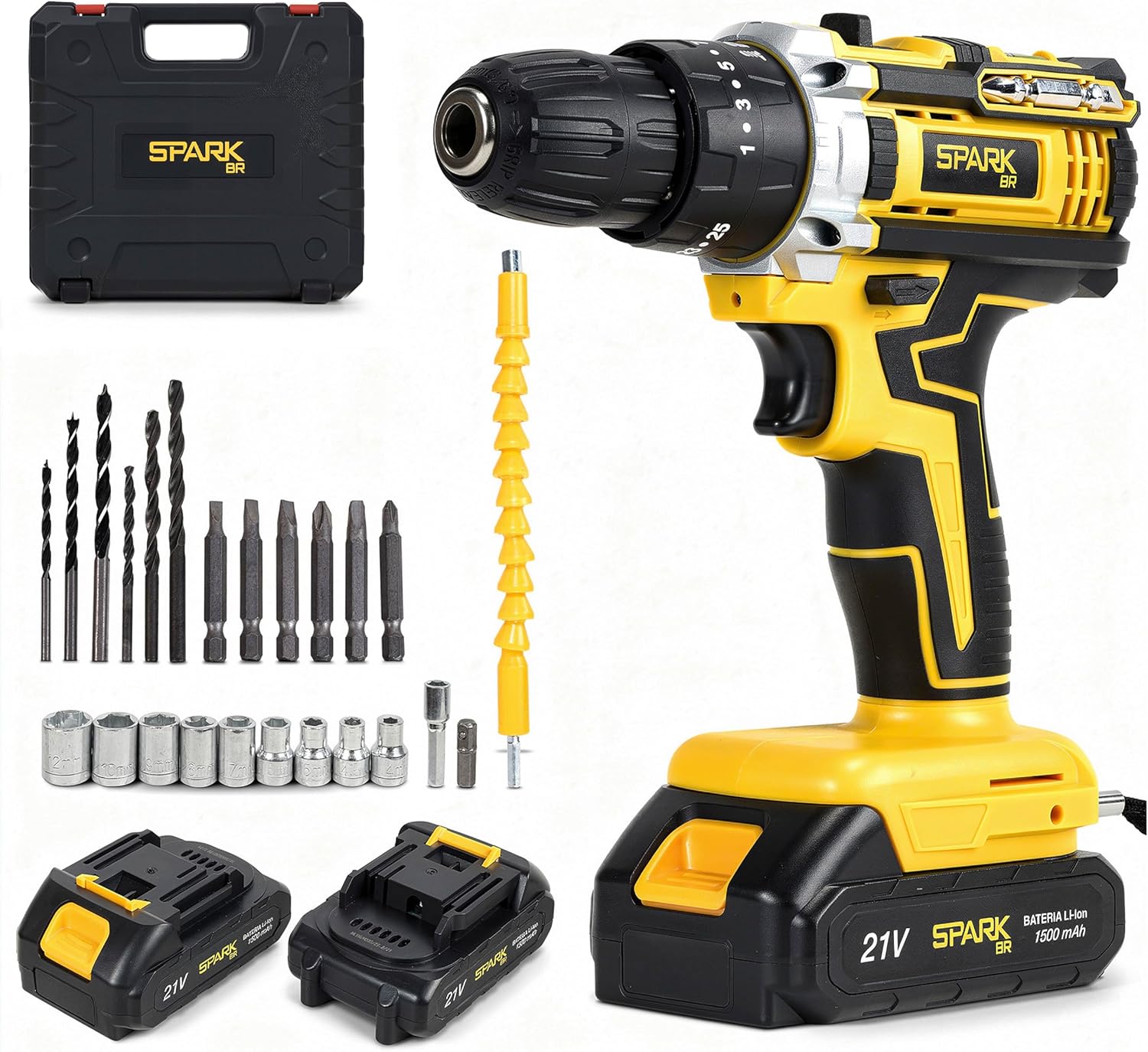 Furadeira Parafusadeira de Impacto SparkBr  1