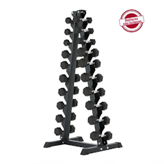 Expositor Torre Suporte para Halteres Pesos e Dumbbells de 1 a 10 kg