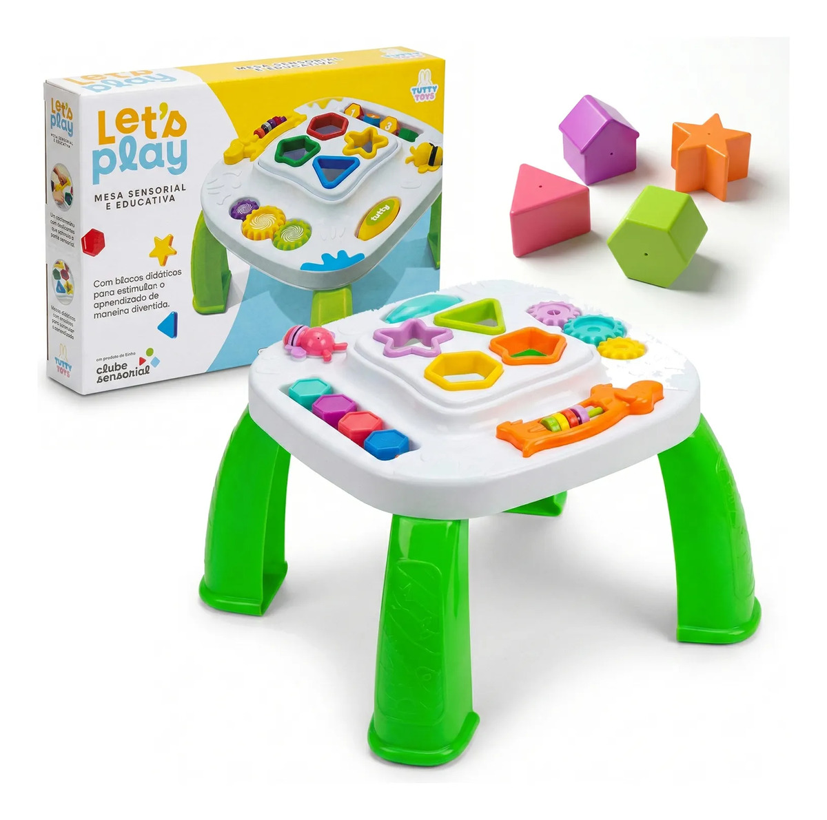 Mesinha Sensorial e Educativa Tutty Toys 1