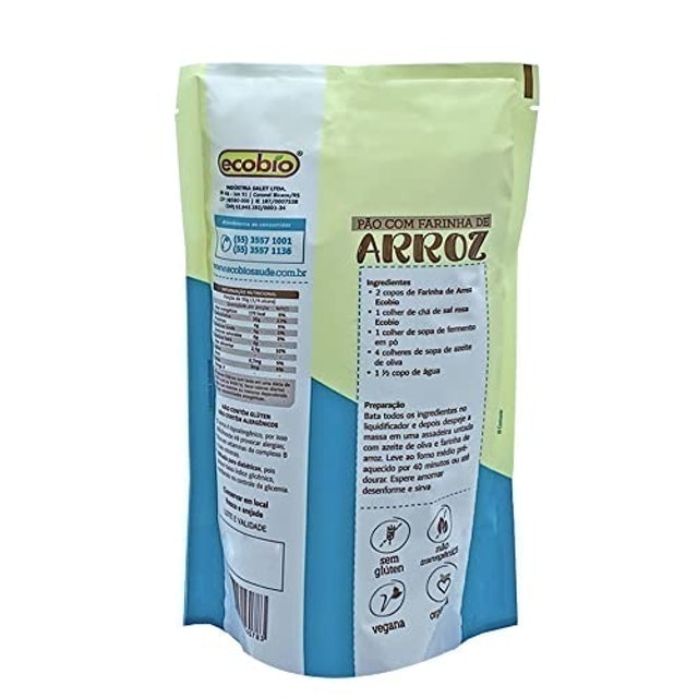 Farinha de Arroz Orgânica Ecobio 4