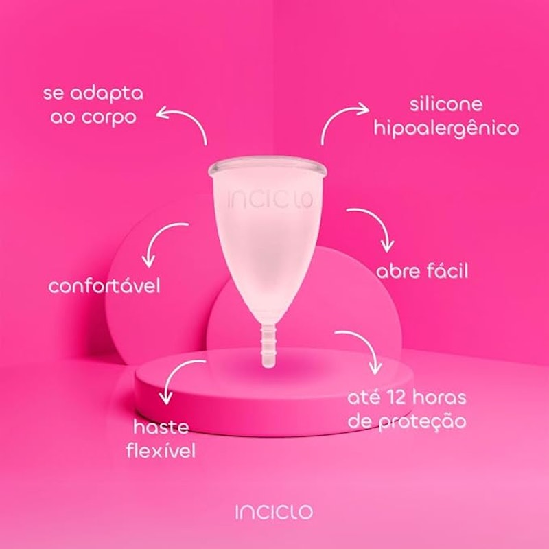 Coletor Menstrual Inciclo + Cápsula Esterilizadora Lavanda 3