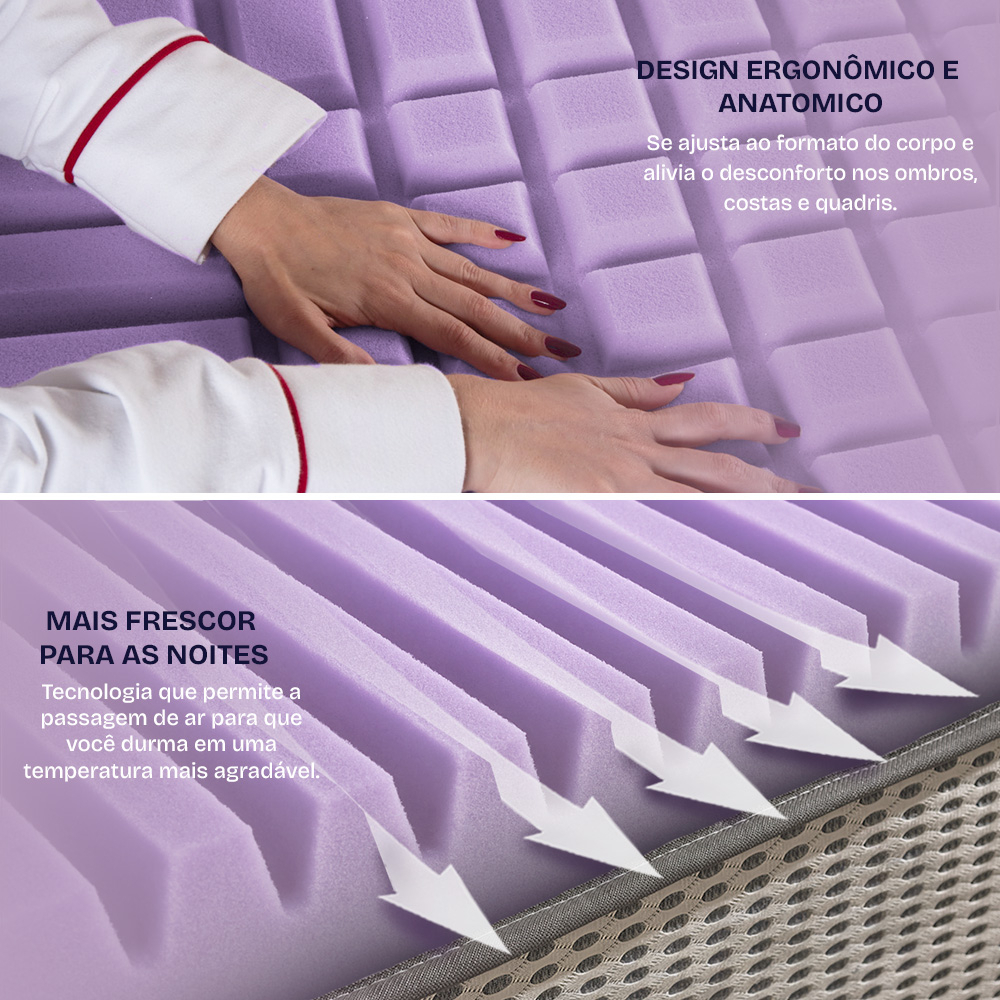 Pillow Top Solteiro BF Colchões Anatomic 4