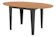 DALLA COSTA Mesa de Jantar Extensível 4 Lugares Nature Freijó/Preto 1