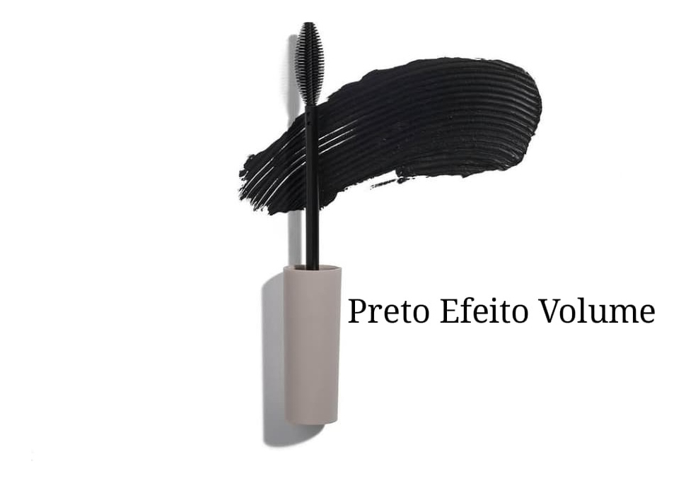 Máscara de Cílios Preta Efeito Volume 4