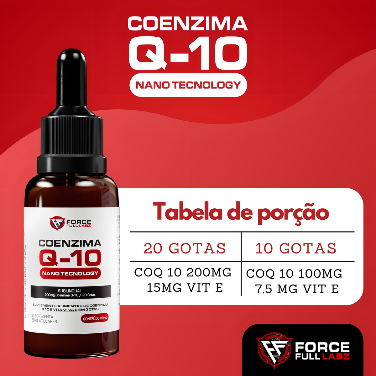 Coenzima Q10 Líquida em Gotas 3