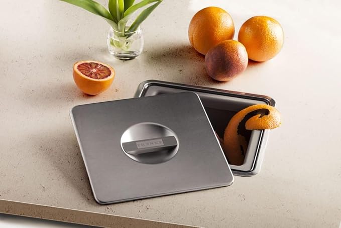 Lixeira de Sobrepor Quadrada Franke Aço Inox Escovado - 10 Litros 3
