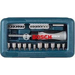 Kit de Pontas e Soquetes para Parafusar Bosch com 46 peças