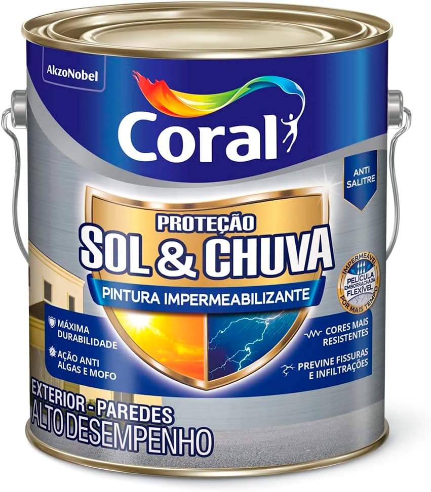 Proteção Sol & Chuva Pintura Impermeabilizante 1
