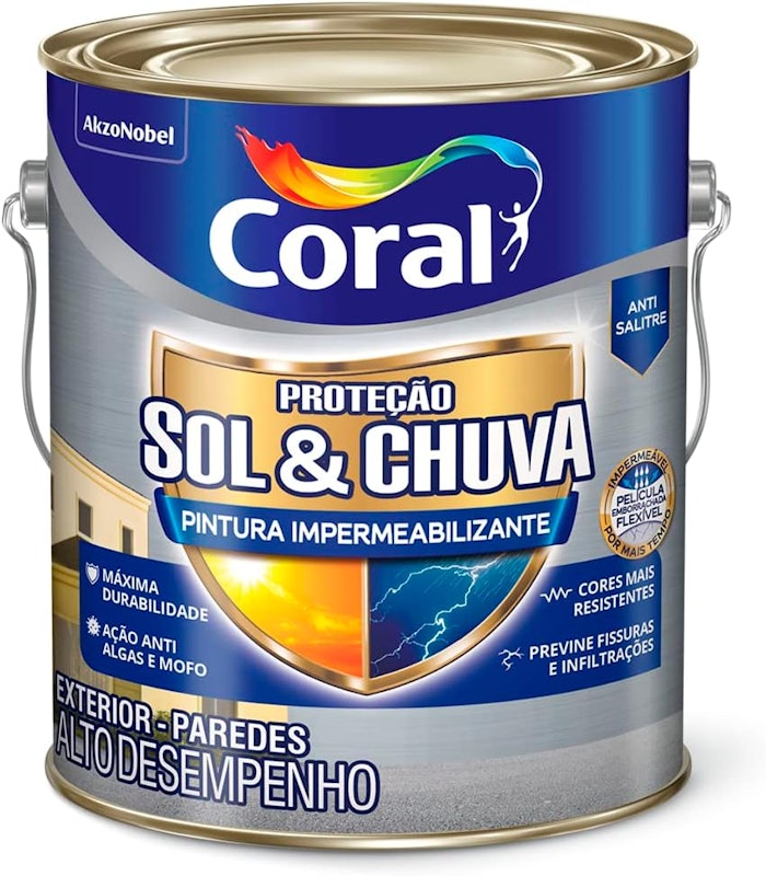 Proteção Sol & Chuva Pintura Impermeabilizante 1