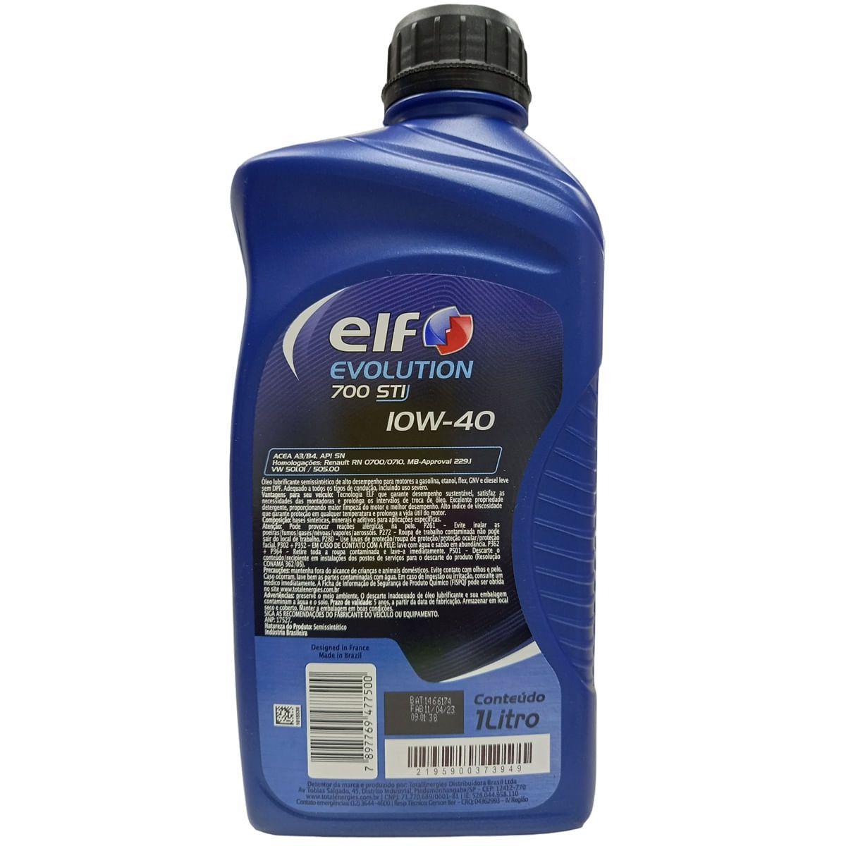 Elf Evolution 700 STI 10W40 2