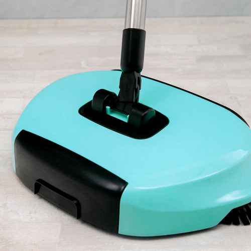 Vassoura com Dispenser Azul Turquesa Easy Clean 1
