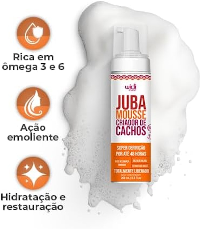 Mousse Finalizador Juba Mousse Criador de Cachos 4