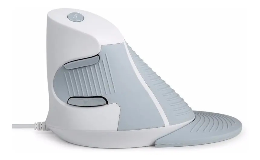 DeLux Mouse Ergonômico Vertical com Fio 5