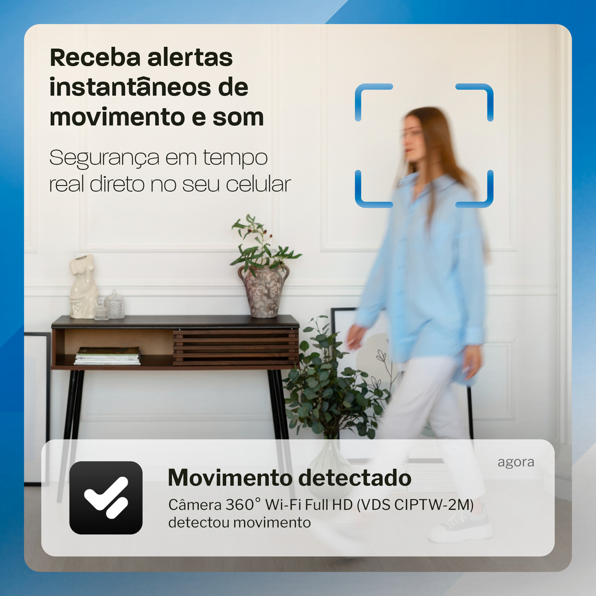 Câmera 360° Wi-Fi Full HD 4