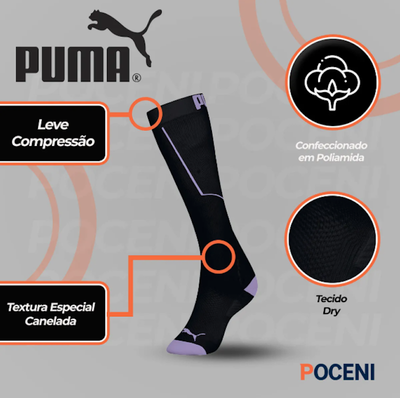 Meia 3/4 Esportiva Corrida 2