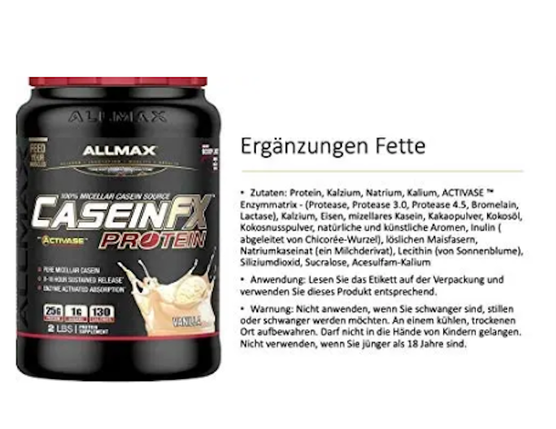 Allmax Casein-FX: 100% Micellar 3