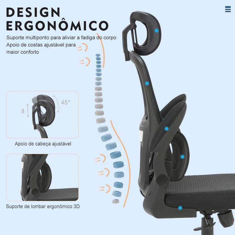 Cadeira Ergonômica Confortus 3