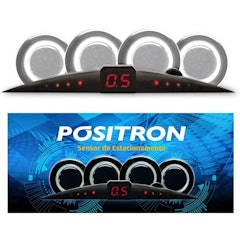 Sensor de Estacionamento PS220 Kit com 4 Cápsulas Prata